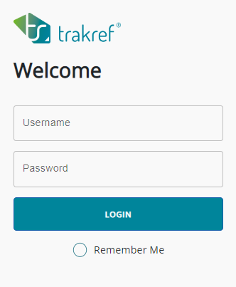 Trakref V4 Login Screen.png